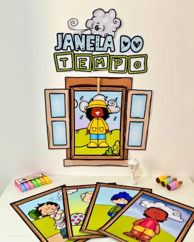 Painel Janela do Tempo para Educação Infantil | Rotina Escolar — capa do material