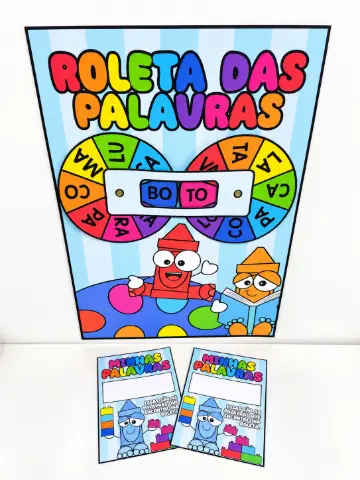 Roleta das Palavras – Atividade de Alfabetização — capa do material